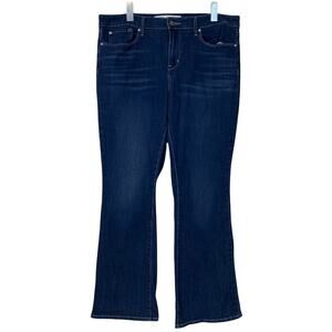 Levi’s Women's Classic 10" Mid Rise Bootcut Dark Denim Wash Jeans Size 34